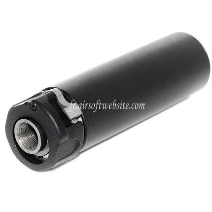 5KU 133mm SOCOM556 Mini-2 RC Silencieux avec Frein de Bouche Convient pour -14mm CCW sens antihoraire Canon Fusil Airsoft