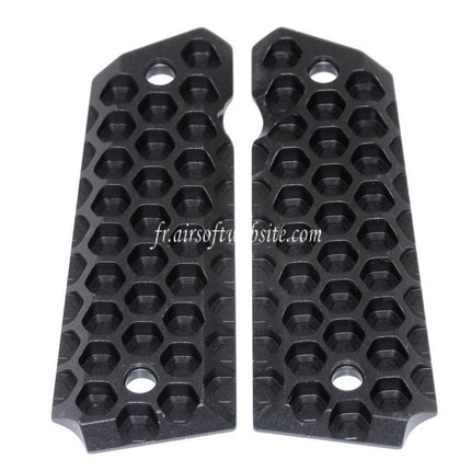 5KU CNC Apocalypse Hive Style Pistolet Poignée Couvre Convient pour Tokyo Marui M1911 / M.E.U. / Army R27 R28 R29 Pistolet Airsoft
