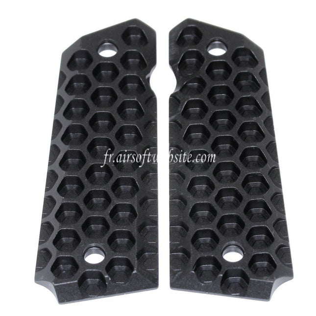 5KU CNC Apocalypse Hive Style Pistolet Poignée Couvre Convient pour Tokyo Marui M1911 / M.E.U. / Army R27 R28 R29 Pistolet Airsoft