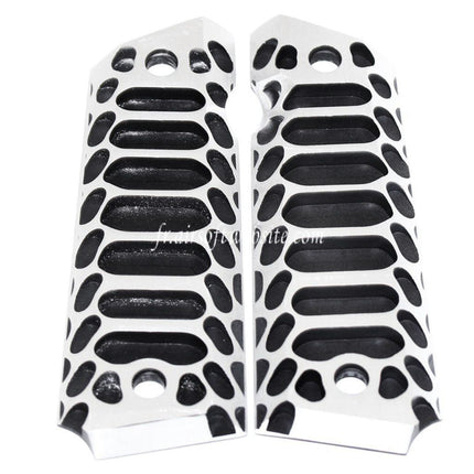 5KU CNC Cobra Style Pistolet Poignée Couvre Convient pour Tokyo Marui M1911 / M.E.U. / Army R27 R28 R29 Pistolet Airsoft