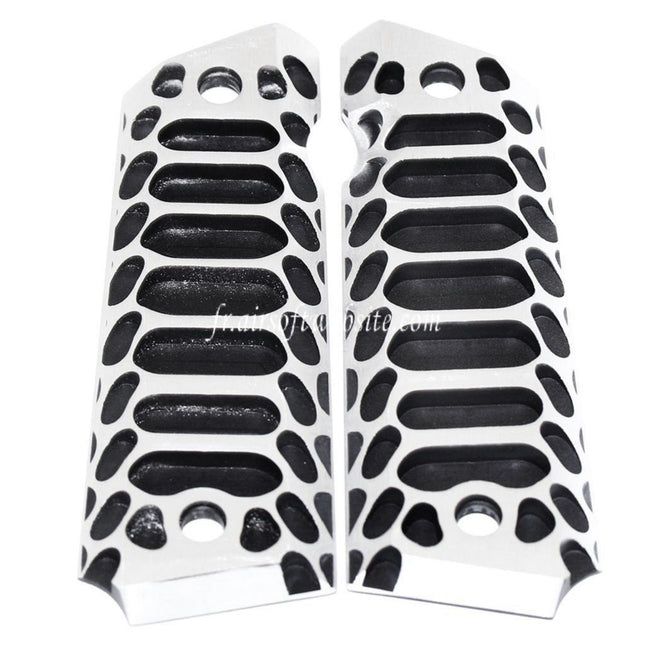 5KU CNC Cobra Style Pistolet Poignée Couvre Convient pour Tokyo Marui M1911 / M.E.U. / Army R27 R28 R29 Pistolet Airsoft