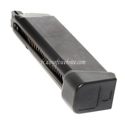 ARMY ARMAMENT 24 Billes Gaz Chargeur Convient pour G17 G18C G34 G35 G-Série GBB Pistolet Airsoft Noir