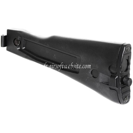 CYMA Frosted Pliable Métal Sangle Swivel Crosse Convient pour AK Série AEG Fusil Airsoft Noir