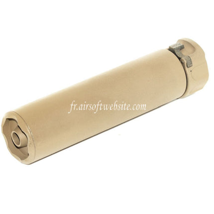 5KU 158mm SOCOM556 RC2 Silencieux avec Frein de Bouche Convient pour -14mm CCW sens antihoraire Canon Fusil Airsoft