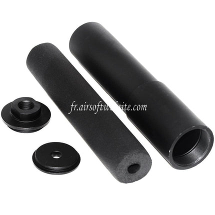 Airsoft Website 235mm Silencieux Canon Extension Tube Convient pour WELL KSC HFC KWA Tokyo Marui M11 M11A1 GBB Fusil Airsoft