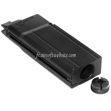 King Arms 15 Billes Co2 Chargeur Convient pour M1 Carbine / M1A1 Paratrooper GBB Fusil Airsoft Noir