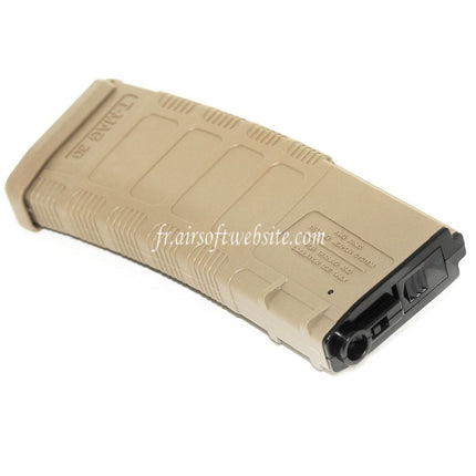 King Arms 370 Billes TWS T-MAG Hi-Cap Chargeur Convient pour M4 M16 Série AEG Fusil Airsoft