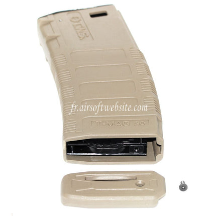 King Arms 370 Billes TWS T-MAG Hi-Cap Chargeur Convient pour M4 M16 Série AEG Fusil Airsoft