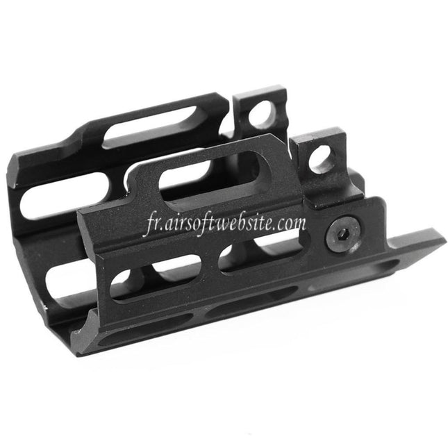 Airsoft Website 77mm M-LOK Rail de Garde-Main Convient pour WELL Tokyo Marui MP5K AEG GBB SMG Fusil Noir