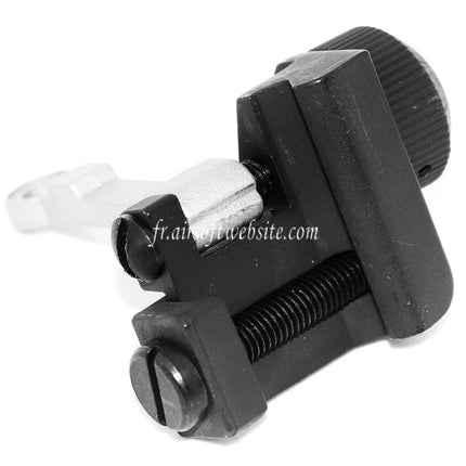 Airsoft Website KAC Style 300M Métal Rabattable Hausse Convient pour MK18 MOD-1 M4 M16 AEG Fusil Noir/Argent