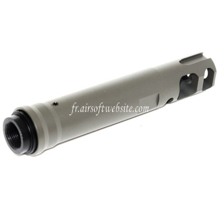 Airsoft Website 122mm M40A5 Type Frein de Bouche Cache-Flamme Convient pour -14mm CCW sens antihoraire Canon Fusil