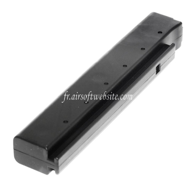 CYMA 60 Billess Plastique Mid-Cap Chargeur Long Type Convient pour King Arms Cybergun Tokyo Marui M1A1 Série AEG Fusil Airsoft Noir