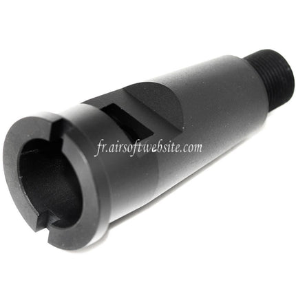 Airsoft Website 2.25/2.75 Pouces 56mm/69mm Aluminium Court Canon Extérieur Conjunction Extension Tube -14mm CCW sens antihoraire GBB Fusil
