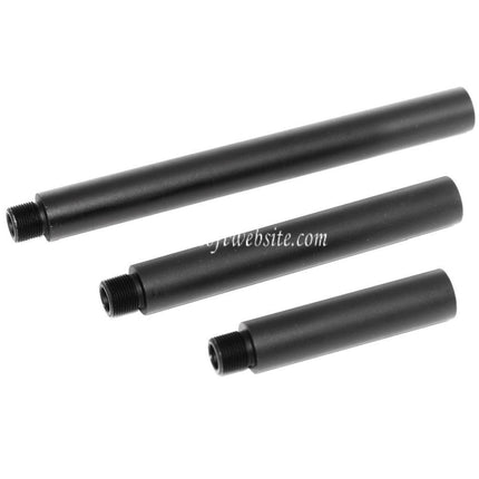 Airsoft Website 3/3.5 Pouces 5/5.5 Pouces 7/7.5 Pouces Aluminium Canon Extérieur Extension Tube -14mm CCW sens antihoraire AEG GBB Airsoft