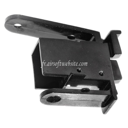 CYMA Métal Crosse Adaptateur Convient pour CYMA CM028 CM042 CM046 AK47 Série AEG Fusil Airsoft Noir