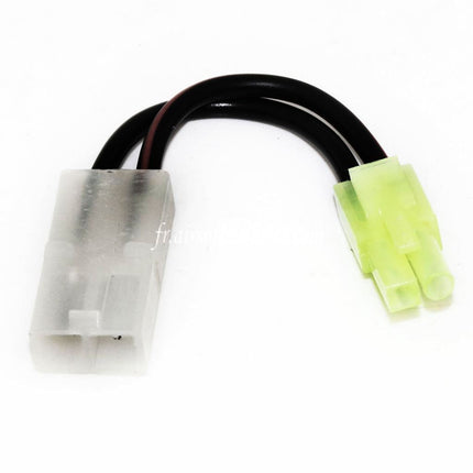 CYMA 100mm Tamiya Large Female to Mini Male AEG Batterie Câbles