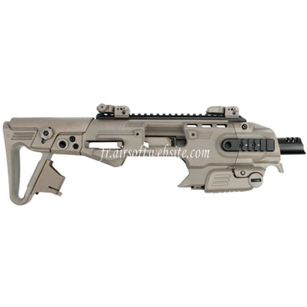CAA Roni Pistolet Carabine Conversion Kit Convient pour KSC KJ Works WE Tokyo Marui M9 M92F M9A1 Série GBB Pistolet Airsoft