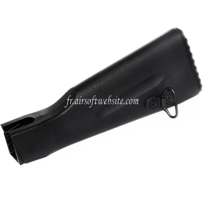 CYMA Léger Fixed Crosse Convient pour Tokyo Marui AK74 Série AEG Fusil Airsoft Noir