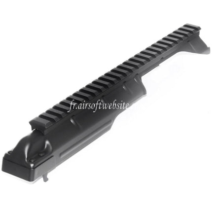 Airsoft Website Haut Boîtier Couverture avec 20mm Tactical Rail Convient pour CYMA Tokyo Marui AK Dragunov SVD AEG Fusil Noir