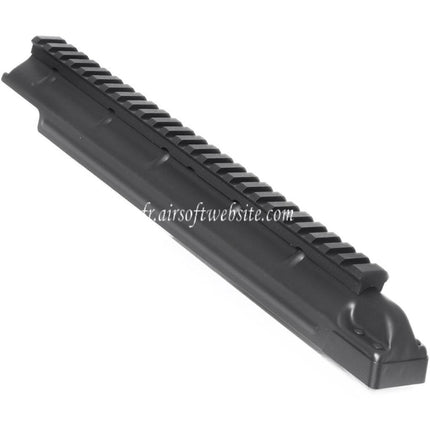 Airsoft Website Haut Boîtier Couverture avec 20mm Tactical Rail Convient pour CYMA Tokyo Marui AK Dragunov SVD AEG Fusil Noir