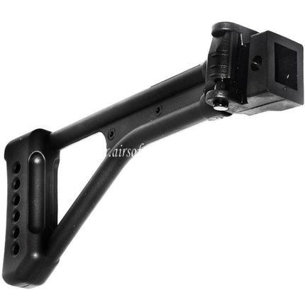 CYMA Polymère Pliable Crosse Convient pour CM028 AK47 Série AEG Fusil Airsoft Noir