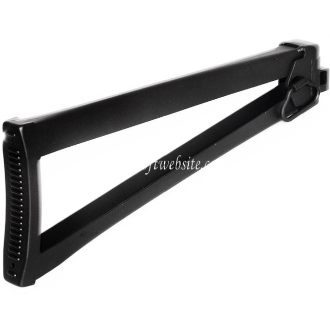 CYMA Métal Crosse avec Sangle Swivel Convient pour PP-19 Bizon Série AEG Fusil Airsoft Noir
