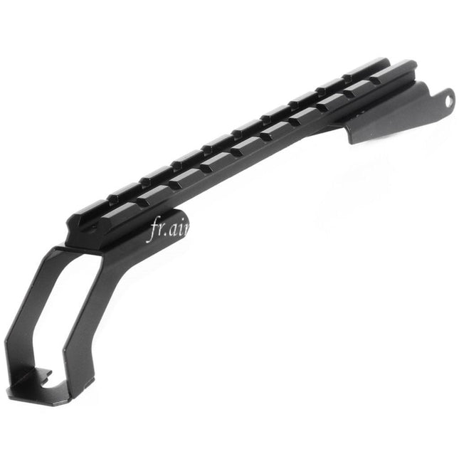 CYMA Haut Boîtier Couverture avec 217mm Tactical Top Rail Lunette de Visée Montage Convient pour CM039C CM048 CM050  Echo1 Golden Eagle Jing Gong JG Tokyo Marui AK Série AEG Fusil Airsoft Noir
