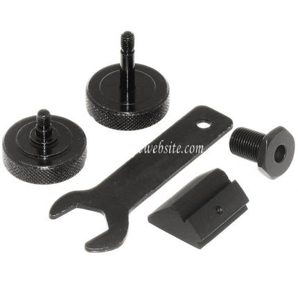 CYMA 156mm Lunette Montage Base Rail Convient pour CYMA G&P Tokyo Marui M14 Série AEG Fusil Airsoft Noir
