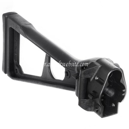 CYMA Polymère UMG Type Pliable Crosse Convient pour M5A5 MP5 UMG UMP M89 CYMA Classic Army D-Boys Tokyo Marui MP5 Série AEG Fusil Airsoft Noir