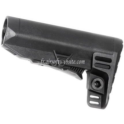 Airsoft Website Rétractable Telescope Crosse Convient pour M4 M16 AEG Fusil Noir