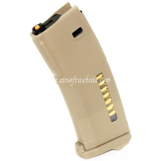 PTS 30/120 Billes EPM Mid-Cap Enhanced Polymère Chargeur Convient pour Tokyo Marui Recoil Shock Next Generation M4 SCAR 416D AEG Airsoft