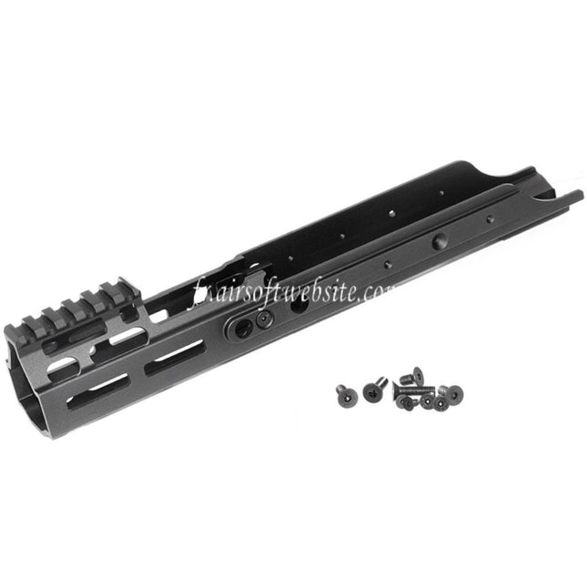 PTS Kinetic MREX M-LOK Rail de Garde-Main Convient pour VFC WE Cybergun Tokyo Marui Recoil Shock SCAR Fusil Airsoft