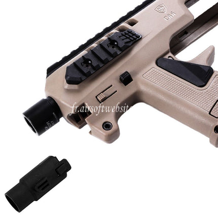 CAA Roni Pistolet Carabine Conversion Kit Convient pour KSC VFC Umarex Tokyo Marui G17 G18C G19 G23F Série GBB Pistolet Airsoft