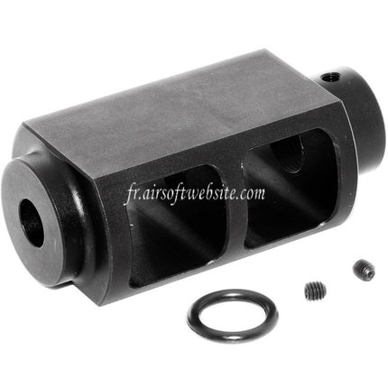 Airsoft Website 76mm M700 Tactical Bolt Action Sniper Frein de Bouche Cache-Flamme Convient pour -14mm CCW sens antihoraire Canon Fusil Noir