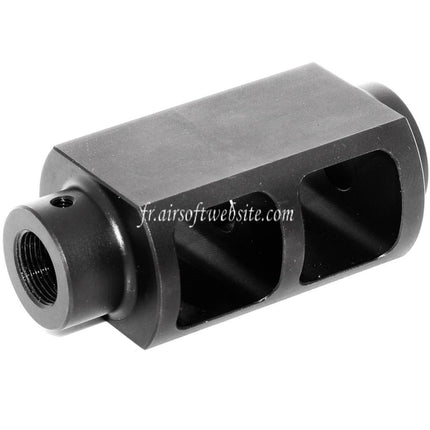 Airsoft Website 76mm M700 Tactical Bolt Action Sniper Frein de Bouche Cache-Flamme Convient pour -14mm CCW sens antihoraire Canon Fusil Noir