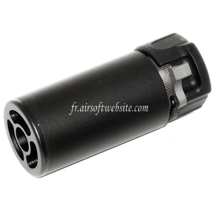 5KU 94mm QD Mini Silencieux avec Frein de Bouche Convient pour -14mm CCW sens antihoraire Canon Fusil Airsoft