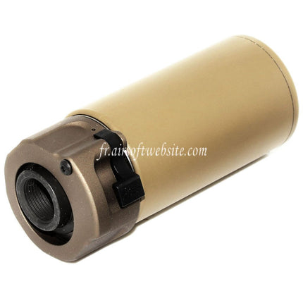5KU 94mm QD Mini Silencieux avec Frein de Bouche Convient pour -14mm CCW sens antihoraire Canon Fusil Airsoft