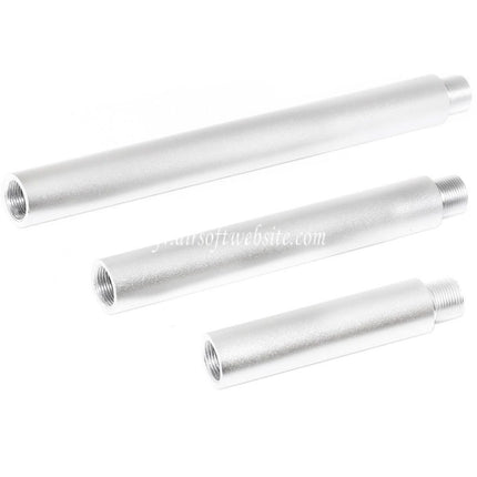 Airsoft Website 3/3.5 Pouces 5/5.5 Pouces 7/7.5 Pouces Aluminium Canon Extérieur Extension Tube -14mm CCW sens antihoraire AEG GBB Airsoft