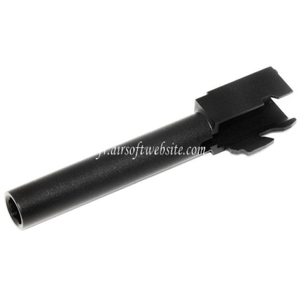 Airsoft Website 110mm/114mm CNC Canon Extérieur Convient pour ARMY ARMAMENT R17 DOUBLE BELL Tokyo Marui G17 Série GBB Pistolet Noir