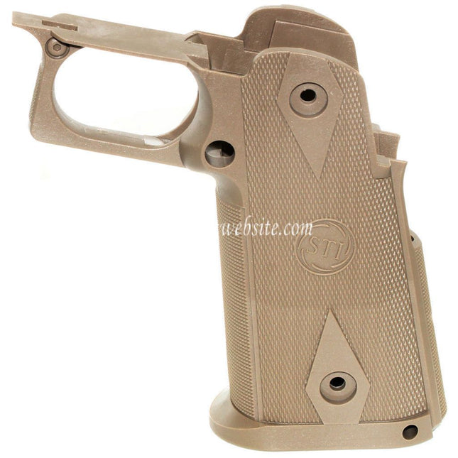 5KU STI Style Nylon Pistolet Poignée Le Châssis Convient pour Tokyo Marui Hi-Capa 5.1 4.3 Série GBB Pistolet Airsoft