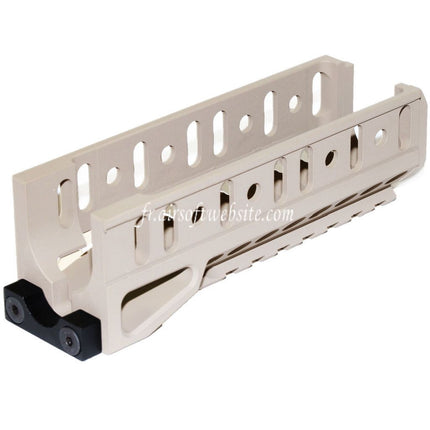 5KU 124mm B-11U Classic Bas Rail de Garde-Main Convient pour LCT GHK CYMA D-Boys E&L Tokyo Marui AKS-74U Série AEG GBB Fusil Airsoft