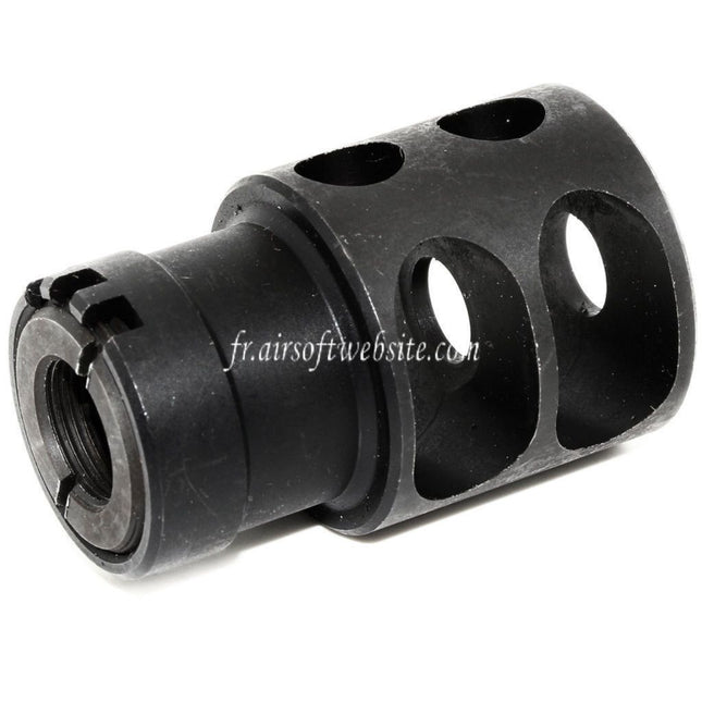 5KU DTK-2 Style Frein de Bouche Cache-Flamme Convient pour -14mm CCW sens antihoraire Canon Fusil Airsoft Noir