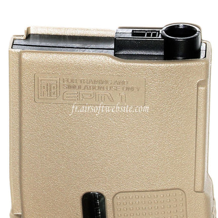 PTS 250 Billes EPM1 Mid-Cap Enhanced Polymère Chargeur Convient pour M4 M16 Série AEG Fusil Airsoft