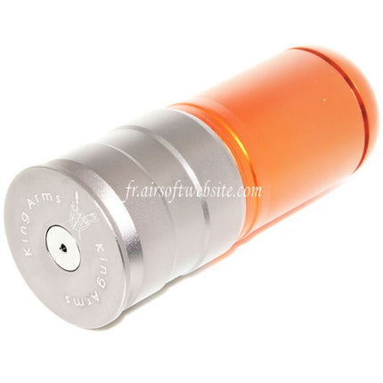 King Arms 3pièces 120 Billes 40mm Co2 Grenade Gaz Cartouche Version III