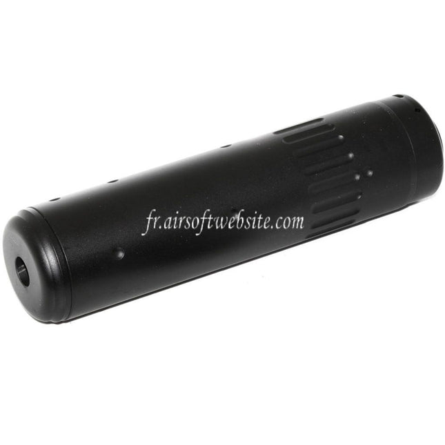 CYMA 150mm AAC SCAR-SD 5.56 QD Silencieux avec Frein de Bouche Convient pour -14mm CCW sens antihoraire Canon Fusil Airsoft Noir