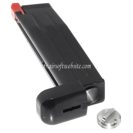 Armorer Works AW 20 Billes Co2 Chargeur Convient pour AW HX Série Hi-Capa .177 Cal/4.5mm Airgun Noir