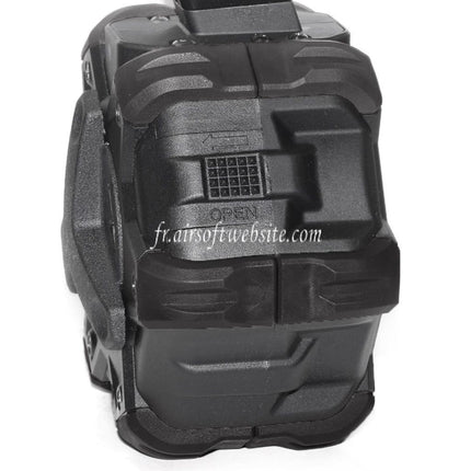 Armorer Works AW Custom 350 Billes Gaz Adaptive Chargeur Tambour Convient pour G17 G18C G-Série GBB Pistolet Airsoft