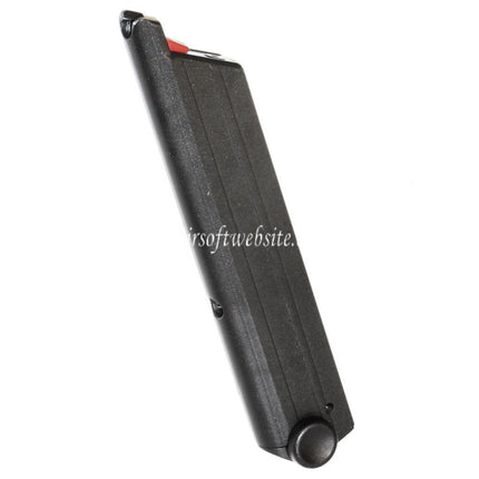 Armorer Works AW 15 Billes Gaz Chargeur Convient pour AW A180 Blaster WE Luger P08 GBB Pistolet Airsoft Noir