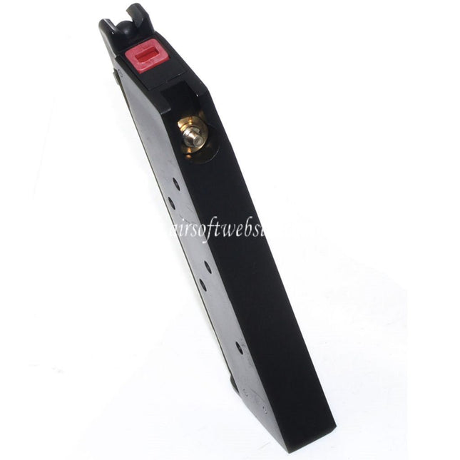 Armorer Works AW 13 Billes Gaz Chargeur Convient pour AW COMPACT NE10 Série / WE Single Stack Mini 1911 Série GBB Pistolet Airsoft Noir