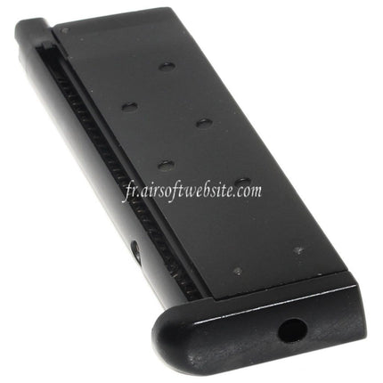 Armorer Works AW 16 Billes Tactical Gaz Chargeur Convient pour EMG SAI Red / AW NE Série / WE Single Stack 1911 Série GBB Pistolet Airsoft Noir